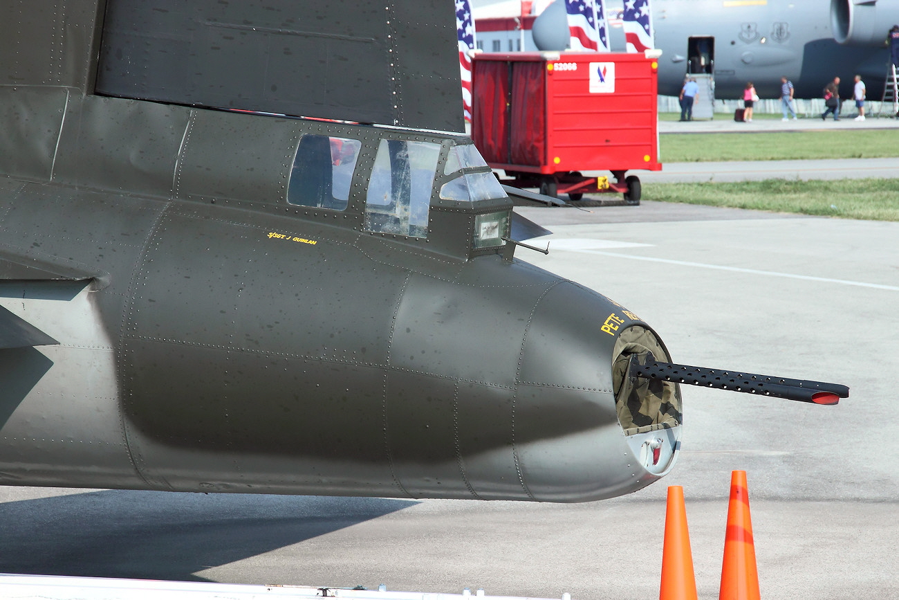 Boeing B-17 Flying Fortress MGs im Heck