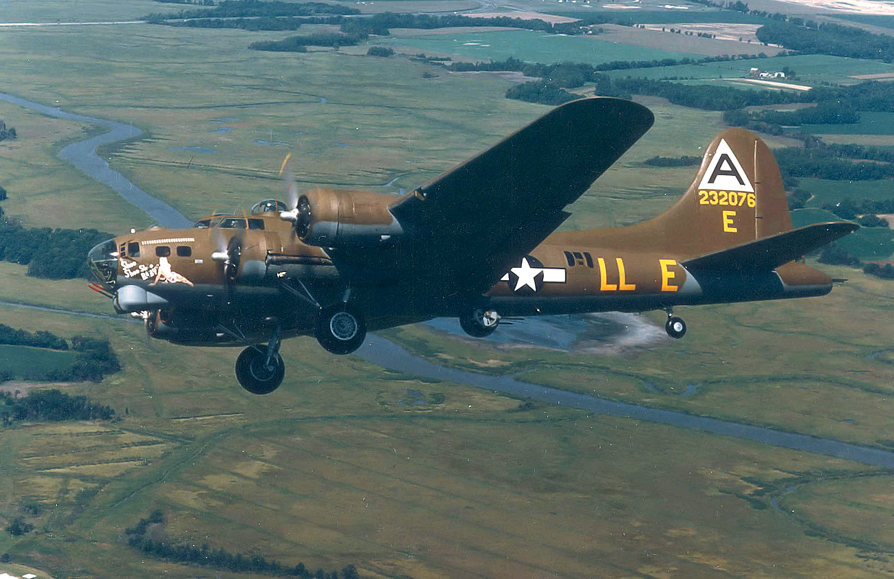 Boeing B-17G Flying Fortress - Flugansicht