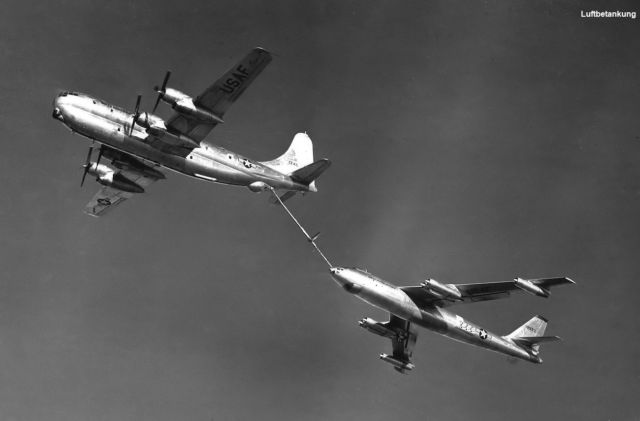 Boeing B-47 Stratojet - Luftbetankung