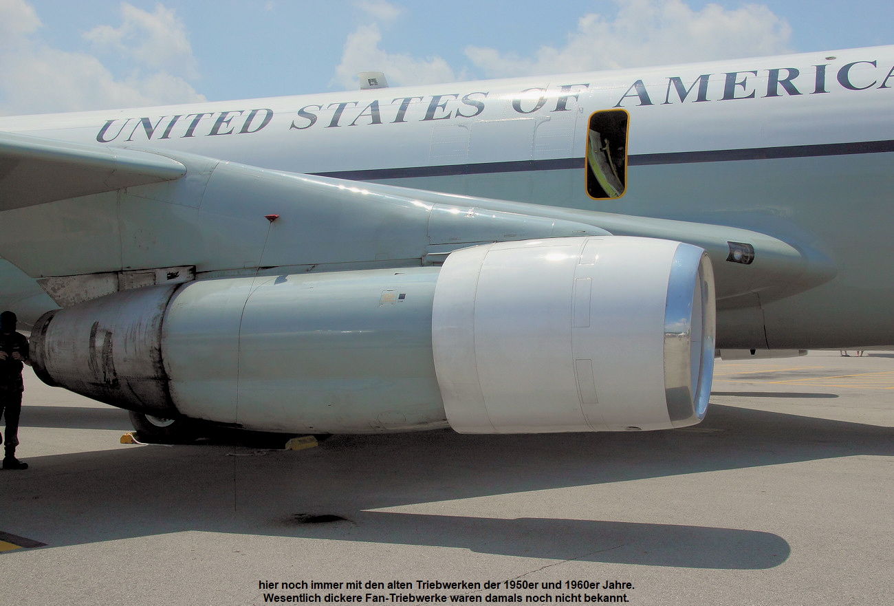 Boeing OC-135B Stratolifter - Triebwerk Pratt & Whitney TF33-P-5