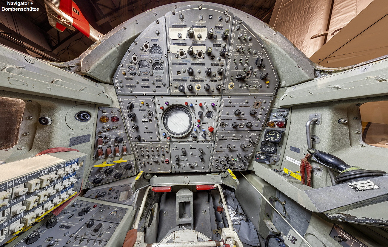 Convair B-58A Hustler Navigator Station