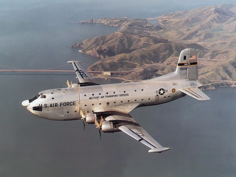 Douglas C-124 Globemaster II - Flugansicht