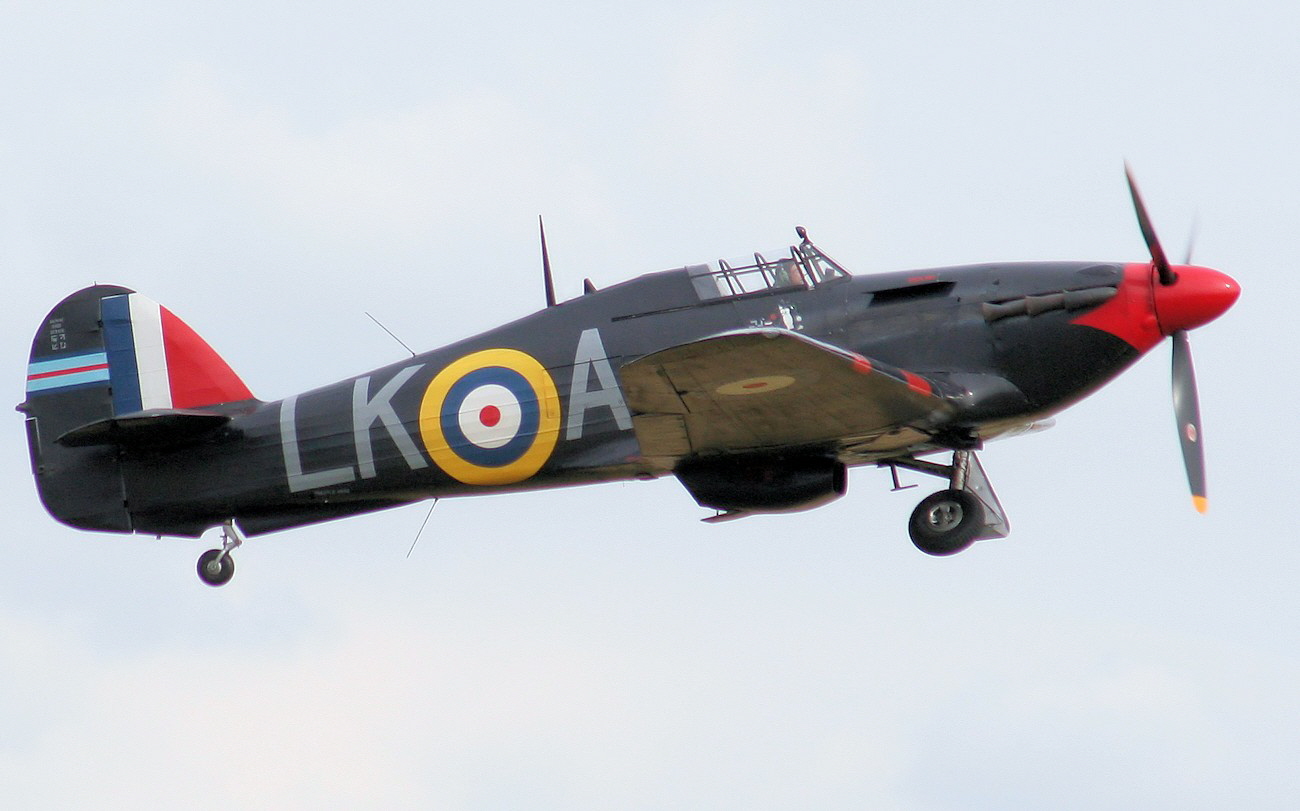 Hawker Hurricane IIC - Flug