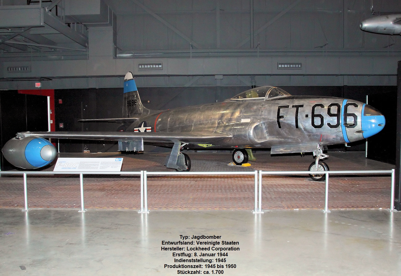 Lockheed F-80C Shooting Star - Kampfjet