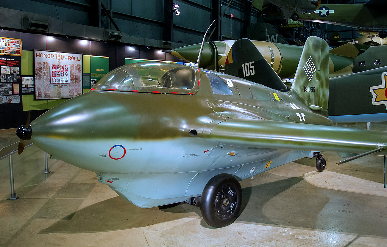 Messerschmitt Me 163B Komet - Abfangjäger mit Raketenantrieb für den Objektschutz