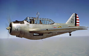 North American O-47A - Flugansicht