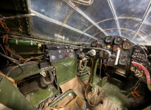 Bell X-1 Glamorous Glennis - Cockpitansicht