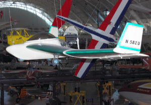 Mitchell U-2 Superwing - Ein Zweitakt-Schubmotor trieb diesen Nurflügler an