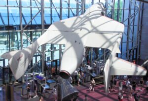 Space Ship One - Experimentalflugzeug mit Raketentriebwerk für den Raumflug bis 100 km Höhe