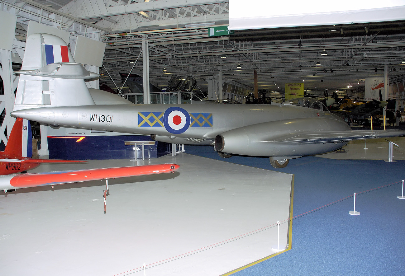 Gloster Meteor F.8 Kampfflugzeug