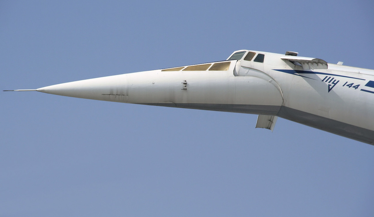 Tupolev TU-144 - senkbare Rumpfspitze