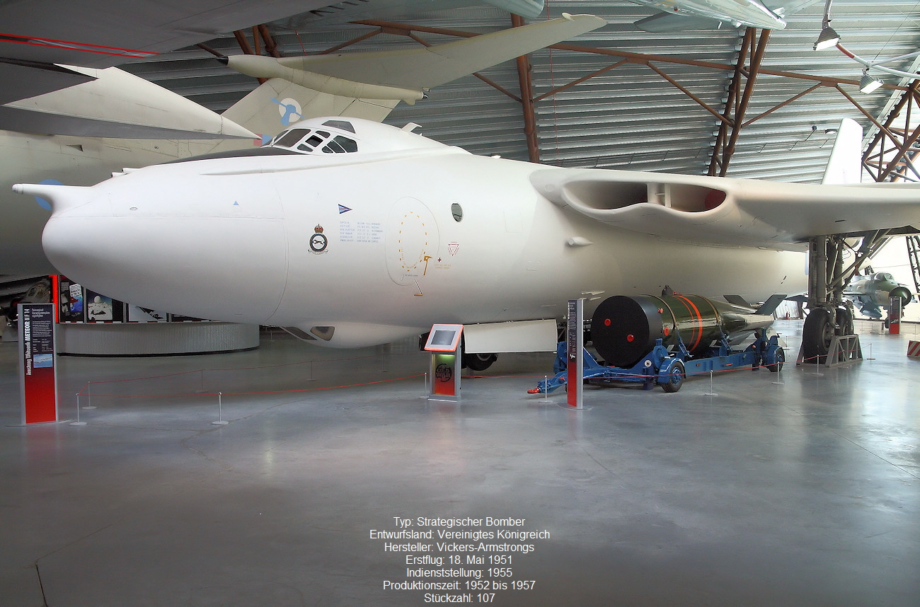 Vickers Valiant - schwerer Bomber in der Zeit des Kalten Krieges zum Abwurf britischer Atomwaffen