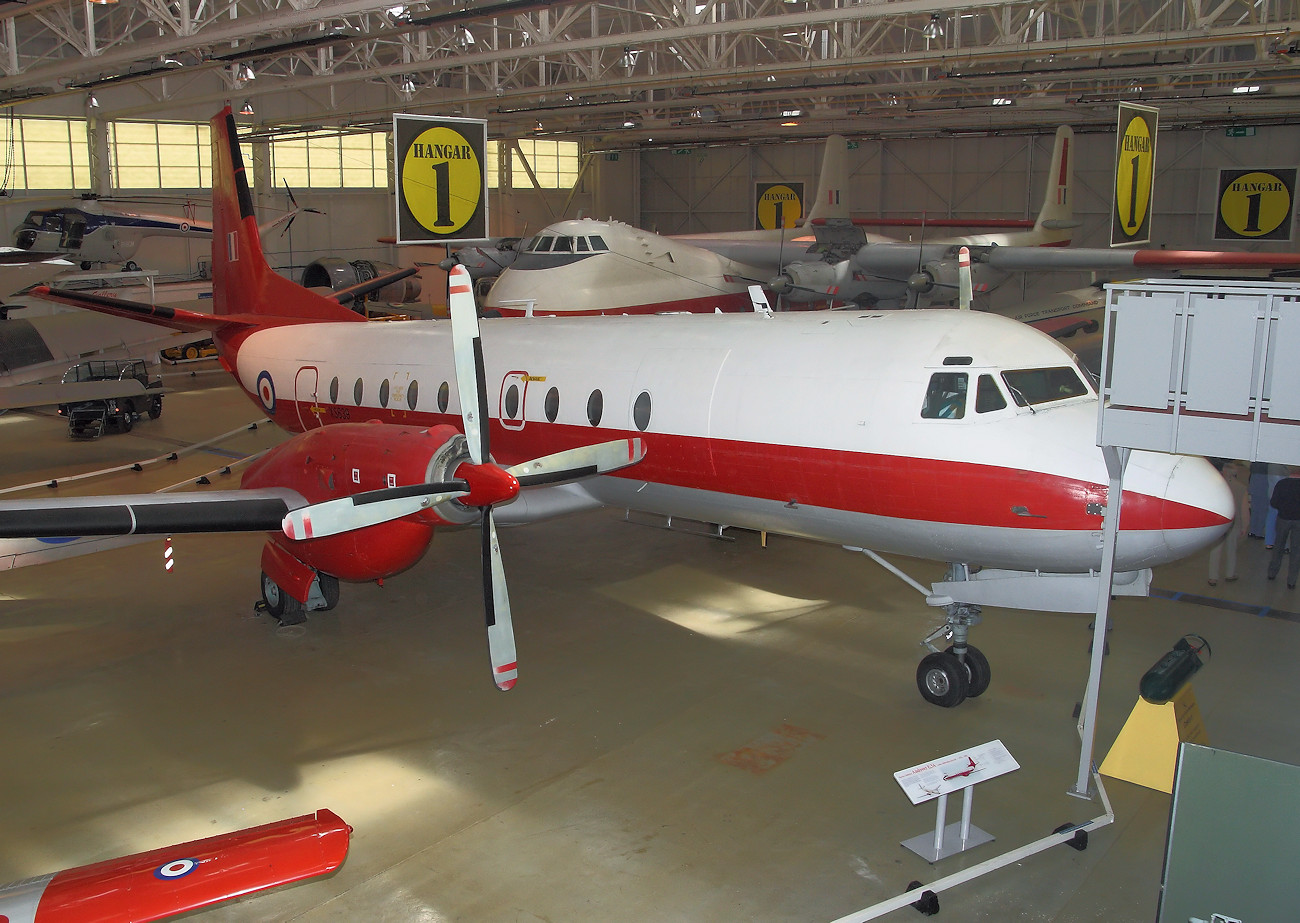 Hawker Siddely Andover C.1 - Turboprop-Militärtransportflugzeug für die Royal Air Force