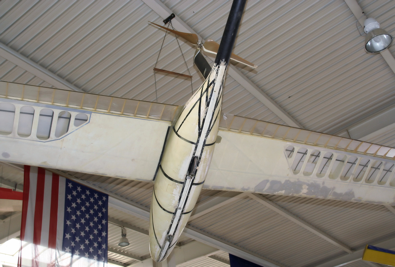 Muskelkraftflugzeug HVS - Technikmuseum