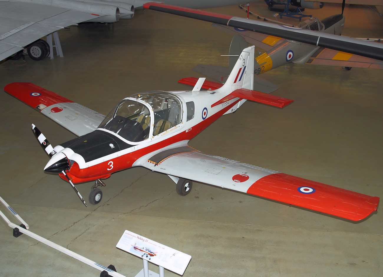 Scottish Aviation Bulldog T.1 - Trainingsflugzeug von 1971