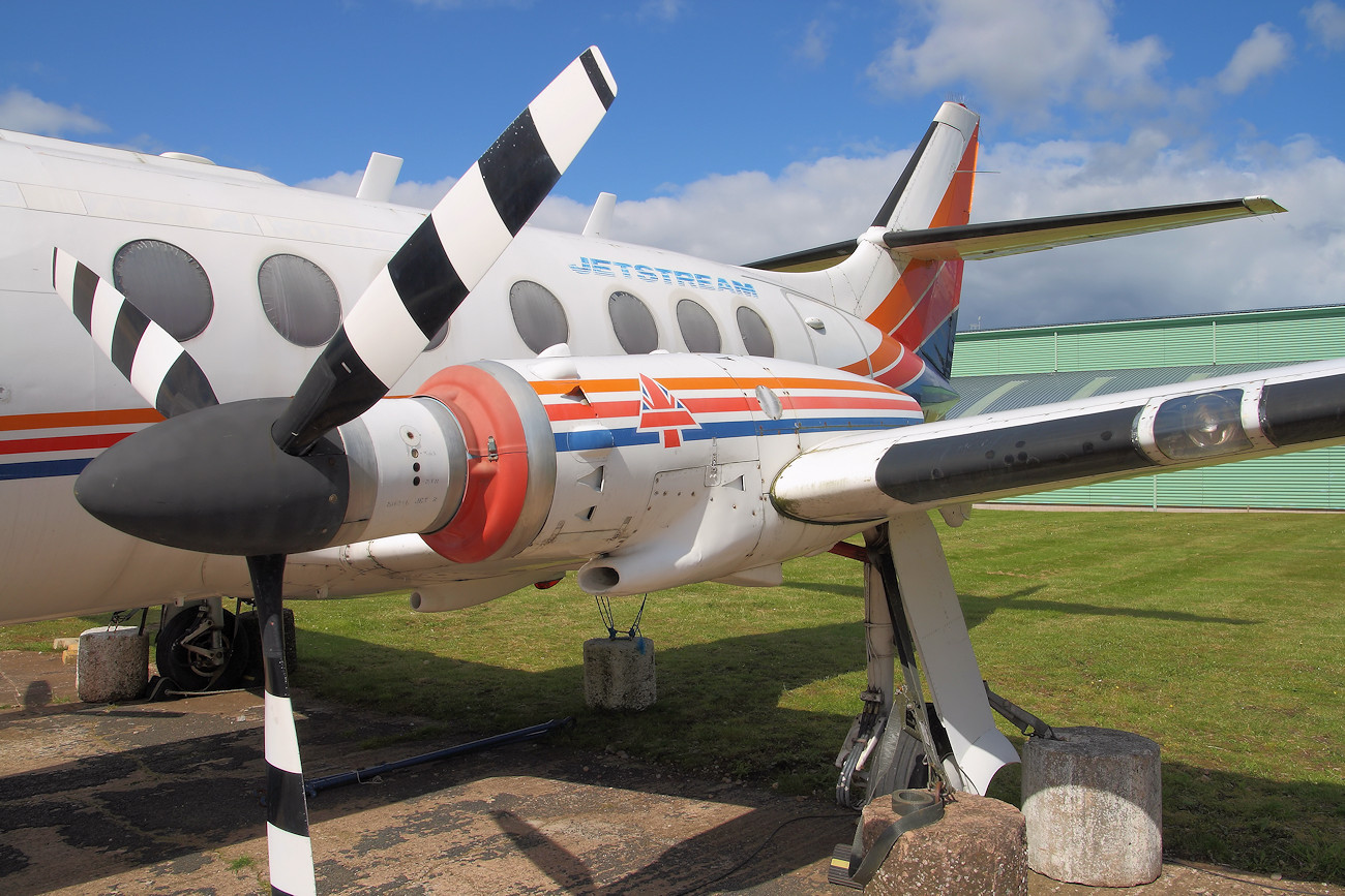 Scottish Aviation Jetstream - Triebwerk des Zubringerdienstes