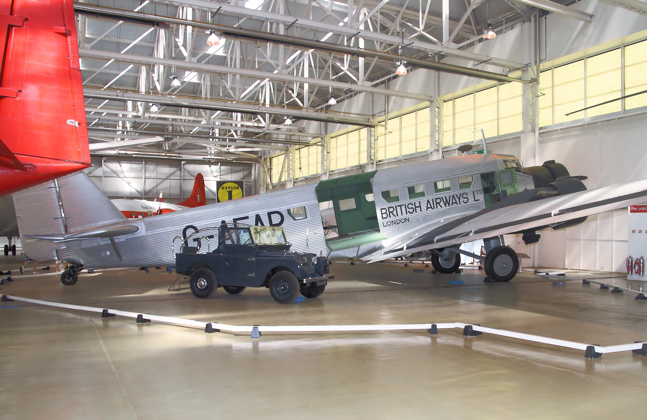 Junkers Ju 52/3 - deutsches Flugzeug