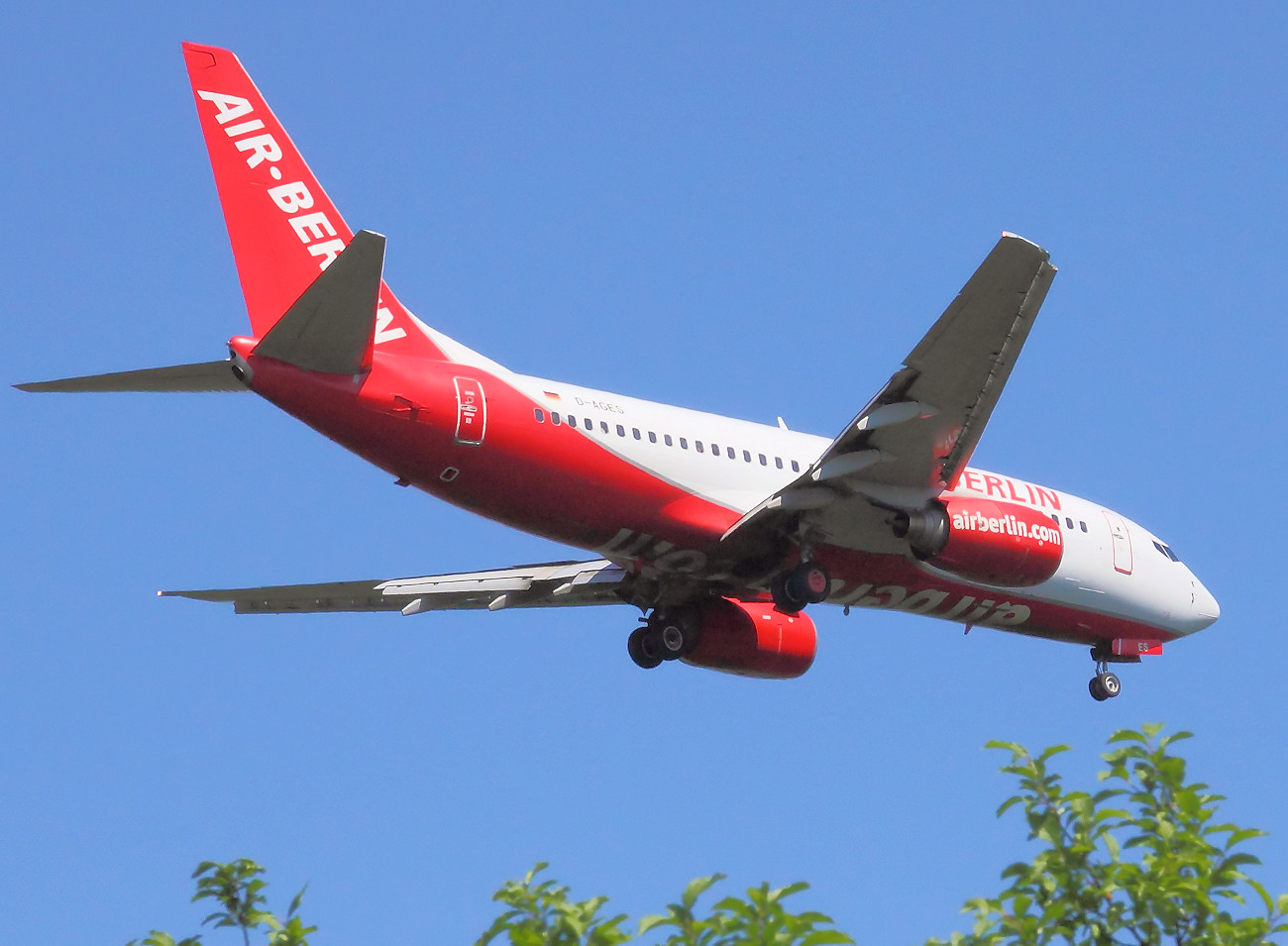 Boeing 737-700 - Flugzeug ohne Winglets