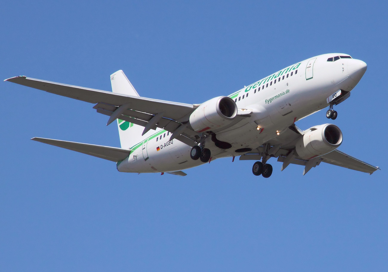 Boeing 737-700 ohne Winglets