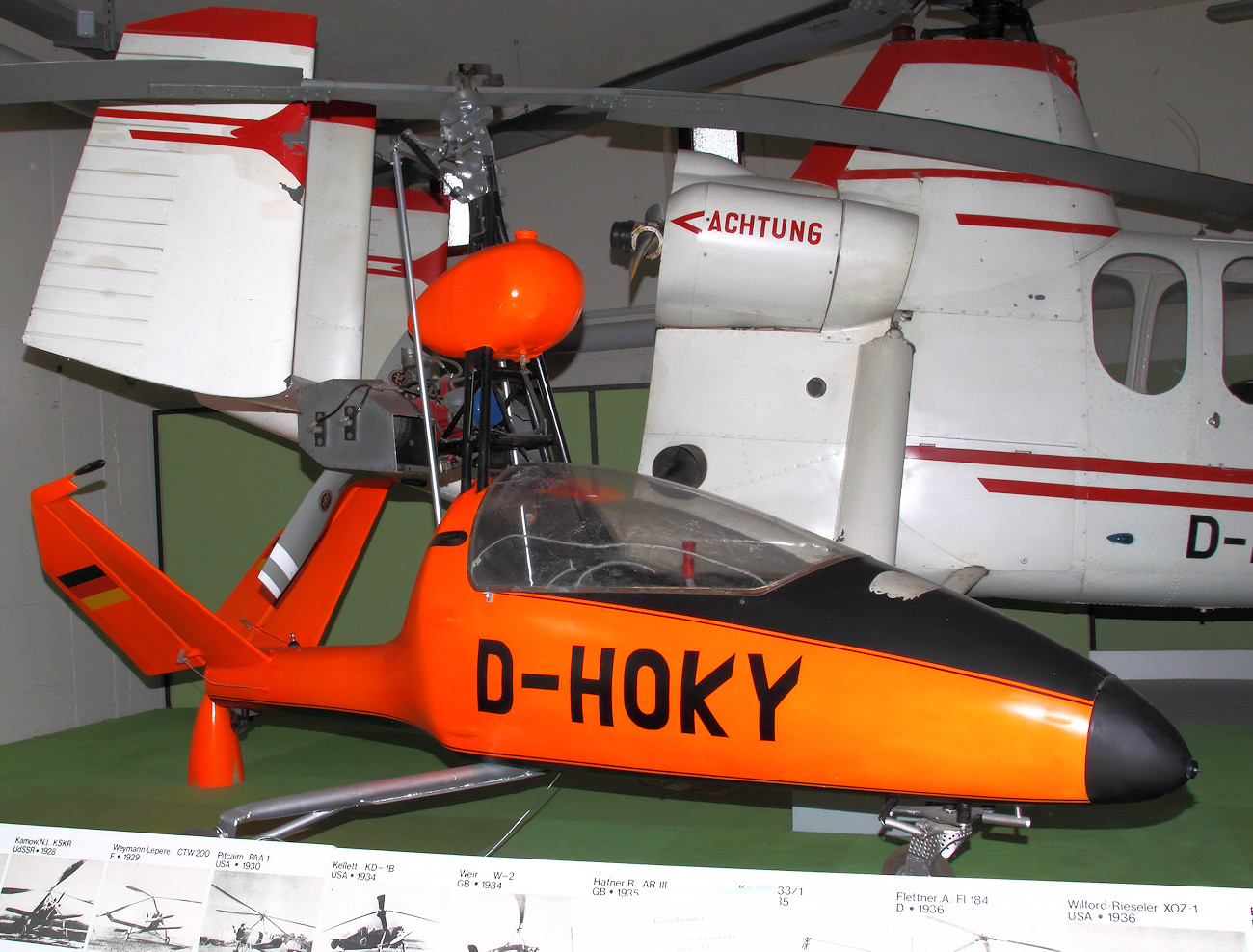 Krauss Autogiro TRS 1 EN - Tragschrauber als Eigenbau von 1968